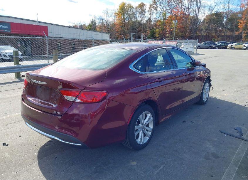 Photo 4 of 2015 Chrysler 200 LIMITED (VIN 1C3CCCAB8FN683121)