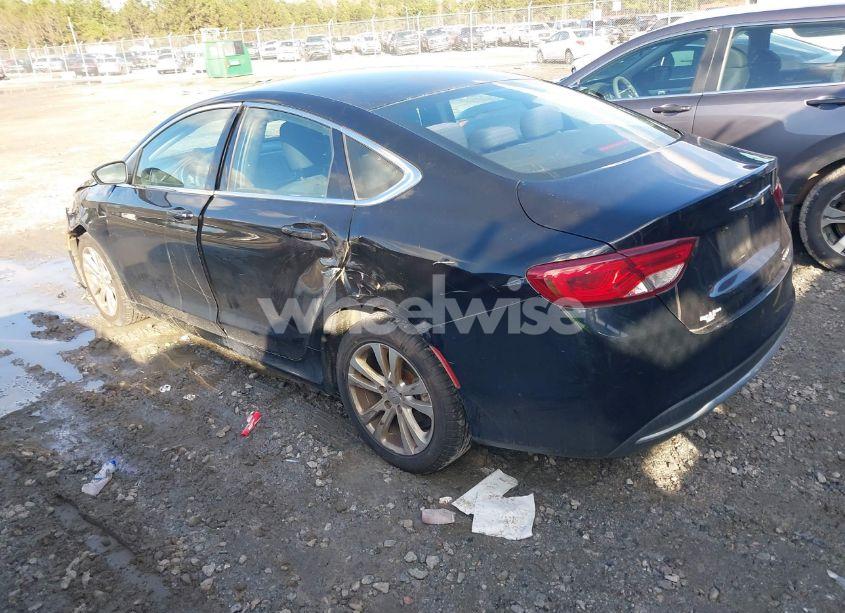 Photo 3 of 2015 Chrysler 200 LIMITED (VIN 1C3CCCAB9FN715400)