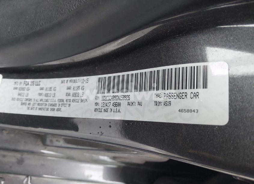 Photo 9 of 2016 Chrysler 200 LIMITED (VIN 1C3CCCAB9GN158926)