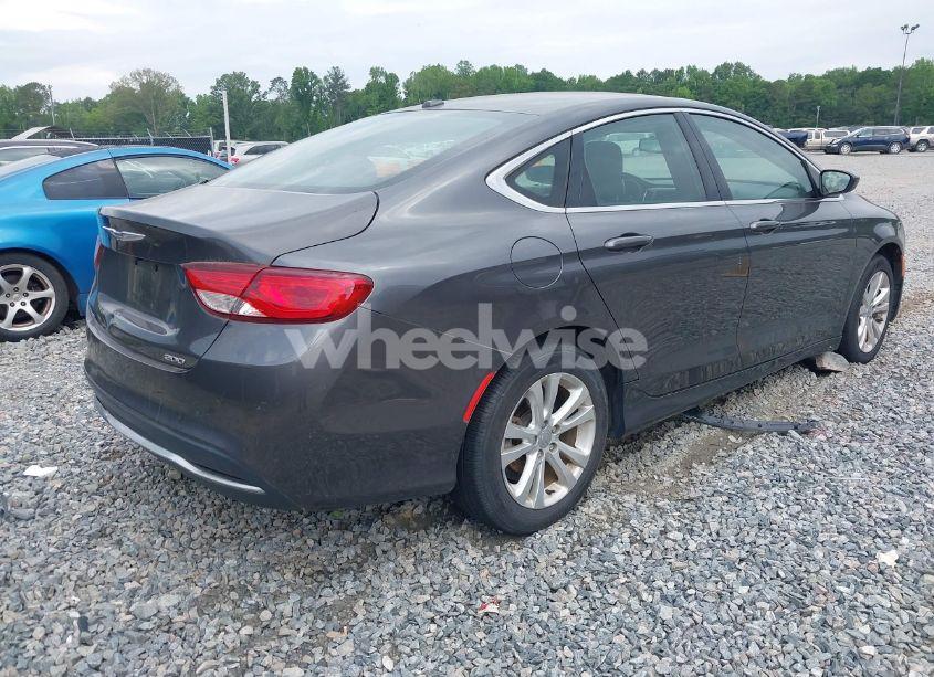 Photo 4 of 2015 Chrysler 200 LIMITED (VIN 1C3CCCABXFN632929)