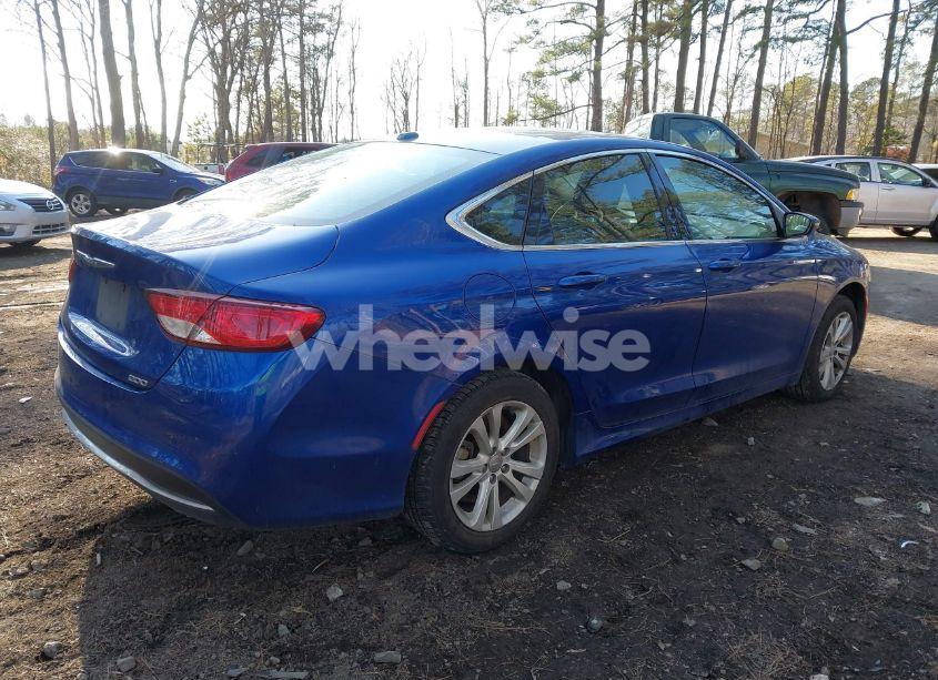 Photo 4 of 2015 Chrysler 200 LIMITED (VIN 1C3CCCABXFN732299)