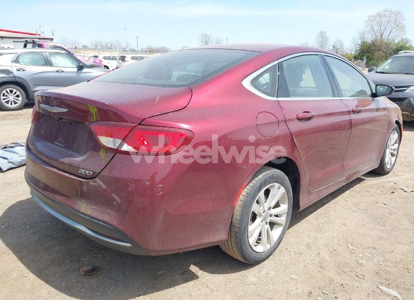 Photo 4 of 2015 Chrysler 200 LIMITED (VIN 1C3CCCABXFN747787)