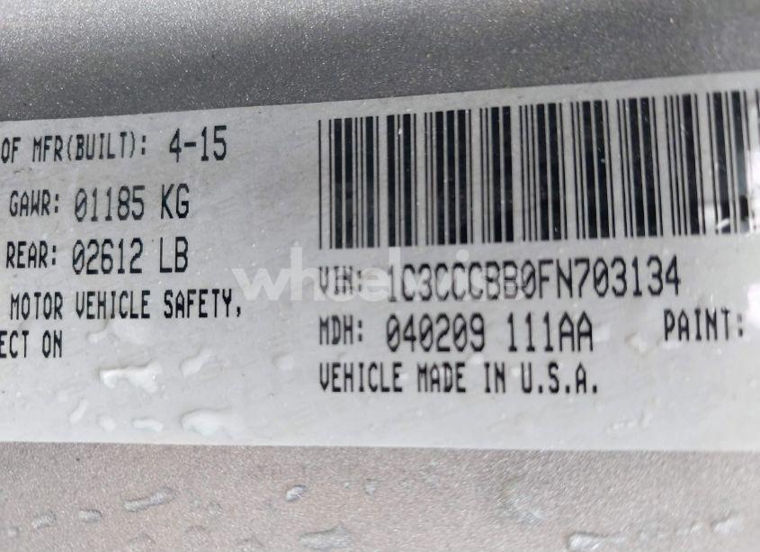 Photo 9 of 2015 Chrysler 200 S (VIN 1C3CCCBB0FN703134)