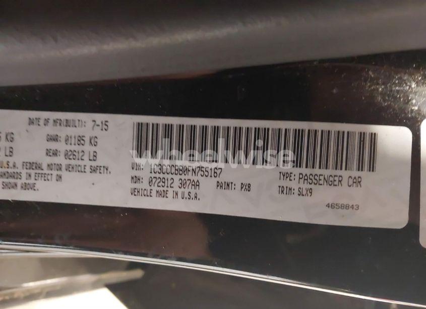 Photo 9 of 2015 Chrysler 200 S (VIN 1C3CCCBB0FN755167)