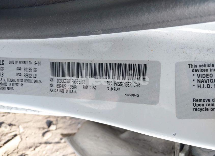 Photo 9 of 2015 Chrysler 200 S (VIN 1C3CCCBB1FN585160)