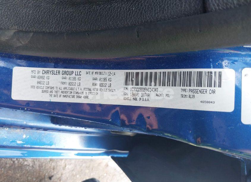 Photo 9 of 2015 Chrysler 200 S (VIN 1C3CCCBB2FN634348)