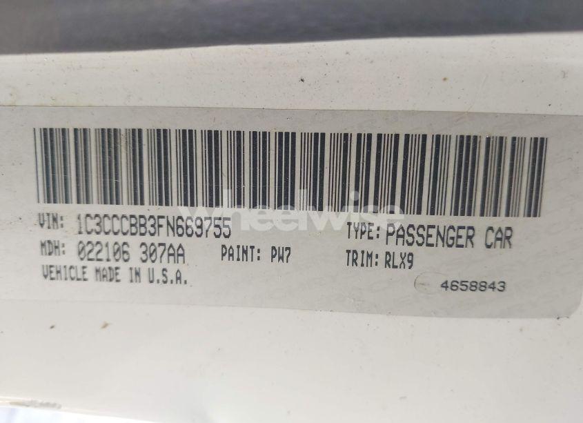 Photo 9 of 2015 Chrysler 200 S (VIN 1C3CCCBB3FN669755)