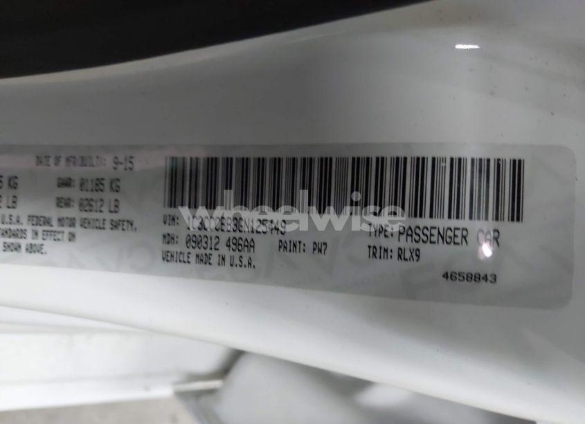 Photo 9 of 2016 Chrysler 200 S (VIN 1C3CCCBB3GN125449)