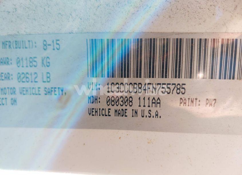 Photo 9 of 2015 Chrysler 200 S (VIN 1C3CCCBB4FN755785)