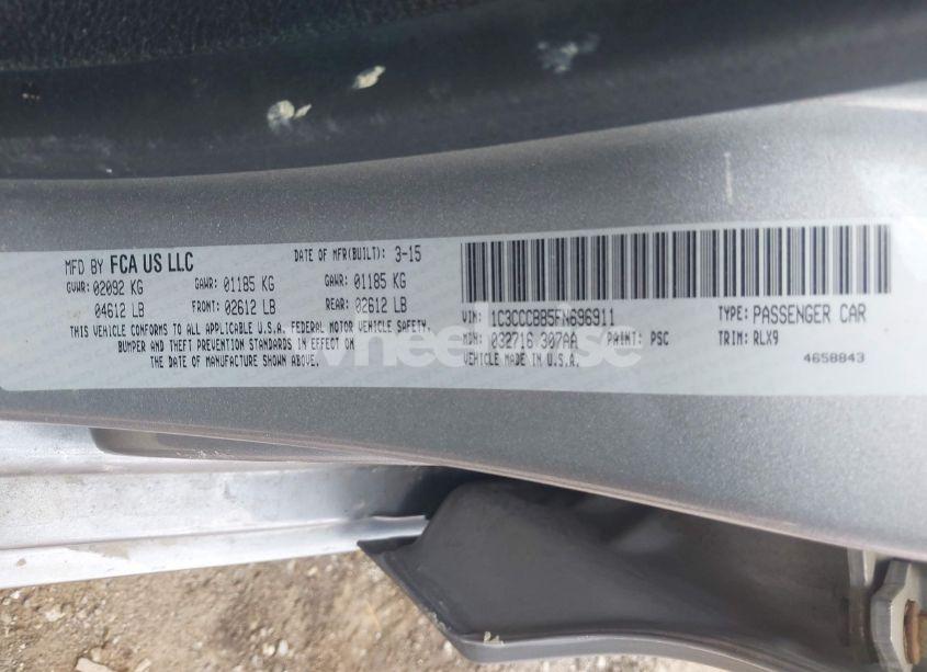 Photo 9 of 2015 Chrysler 200 S (VIN 1C3CCCBB5FN696911)