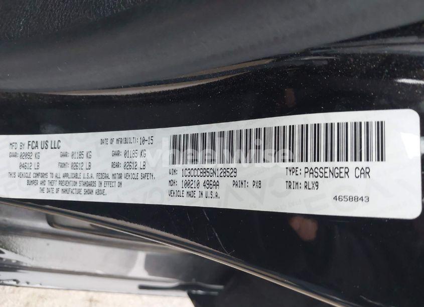 Photo 9 of 2016 Chrysler 200 S (VIN 1C3CCCBB5GN128529)