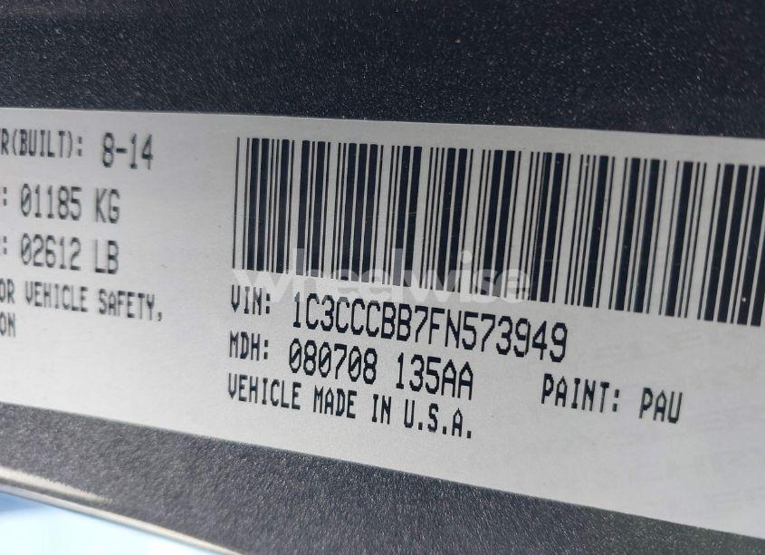 Photo 9 of 2015 Chrysler 200 S (VIN 1C3CCCBB7FN573949)