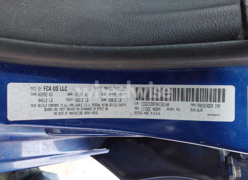 Photo 9 of 2016 Chrysler 200 S (VIN 1C3CCCBB7GN156140)