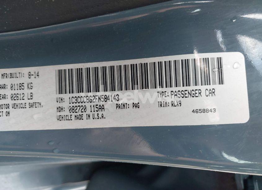 Photo 9 of 2015 Chrysler 200 S (VIN 1C3CCCBG2FN584143)