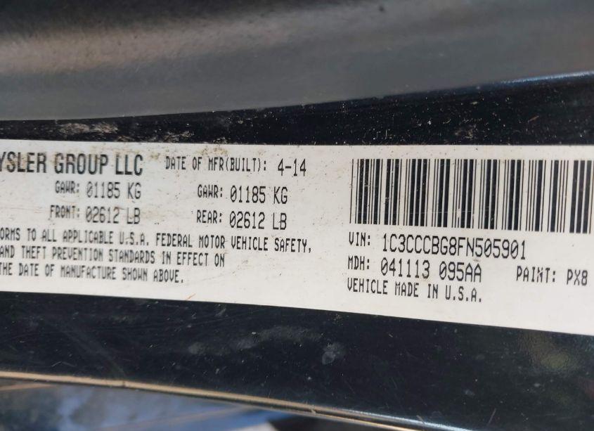 Photo 9 of 2015 Chrysler 200 S (VIN 1C3CCCBG8FN505901)