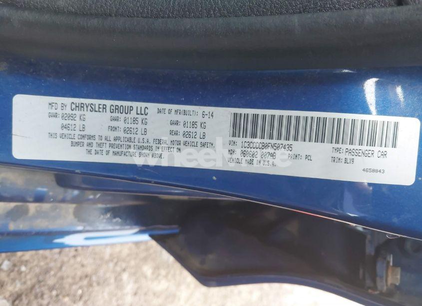 Photo 9 of 2015 Chrysler 200 C (VIN 1C3CCCCB0FN507435)