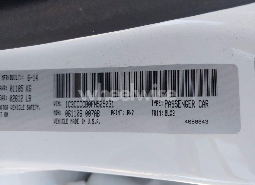 Photo 9 of 2015 Chrysler 200 C (VIN 1C3CCCCB0FN525031)