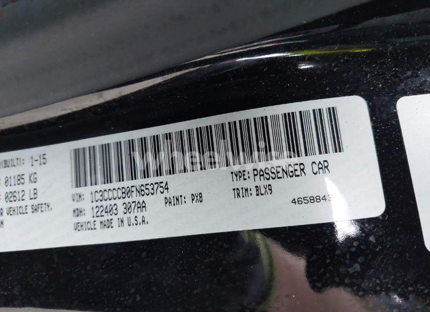 Photo 9 of 2015 Chrysler 200 C (VIN 1C3CCCCB0FN653754)