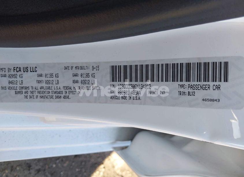 Photo 9 of 2016 Chrysler 200 C (VIN 1C3CCCCB0GN134012)