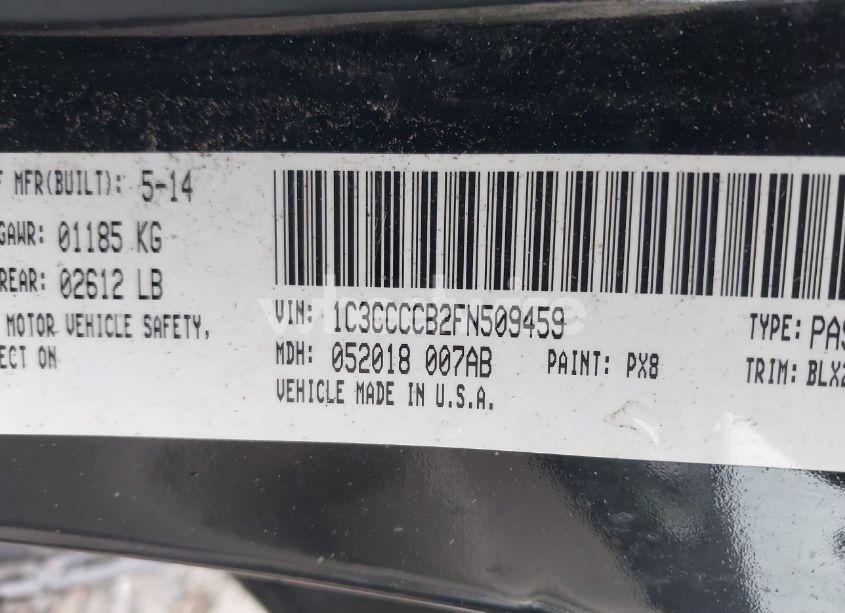 Photo 9 of 2015 Chrysler 200 C (VIN 1C3CCCCB2FN509459)