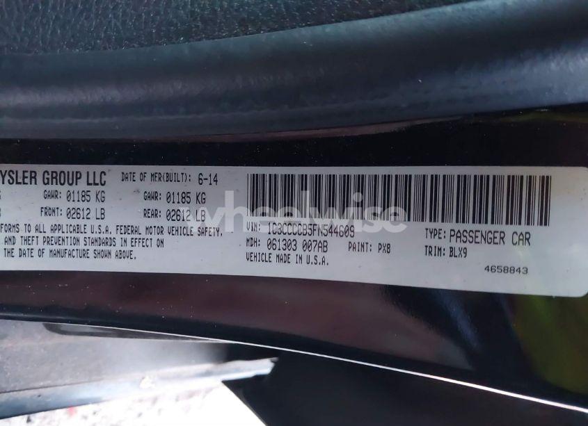 Photo 9 of 2015 Chrysler 200 C (VIN 1C3CCCCB5FN544609)