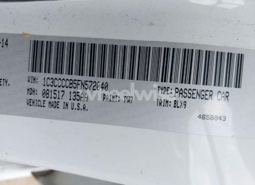 Photo 9 of 2015 Chrysler 200 C (VIN 1C3CCCCB5FN572040)