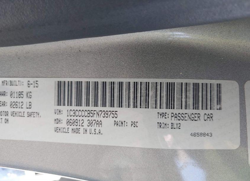 Photo 9 of 2015 Chrysler 200 C (VIN 1C3CCCCB5FN739755)