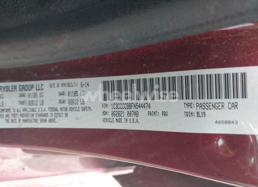 Photo 9 of 2015 Chrysler 200 C (VIN 1C3CCCCB8FN544474)