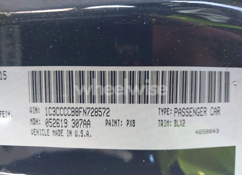 Photo 9 of 2015 Chrysler 200 C (VIN 1C3CCCCB8FN728572)