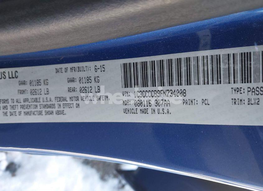 Photo 9 of 2015 Chrysler 200 C (VIN 1C3CCCCB9FN734008)