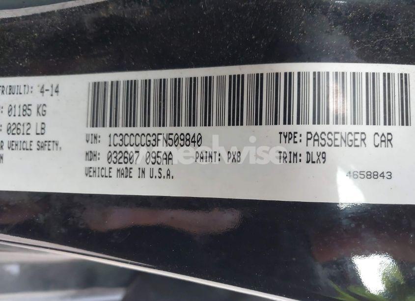 Photo 9 of 2015 Chrysler 200 C (VIN 1C3CCCCG3FN509840)