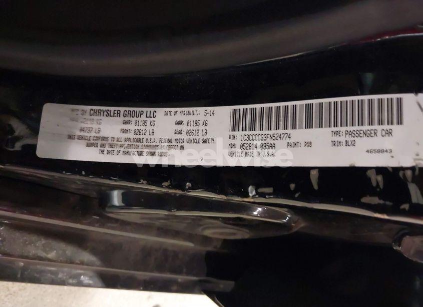 Photo 9 of 2015 Chrysler 200 C (VIN 1C3CCCCG3FN524774)