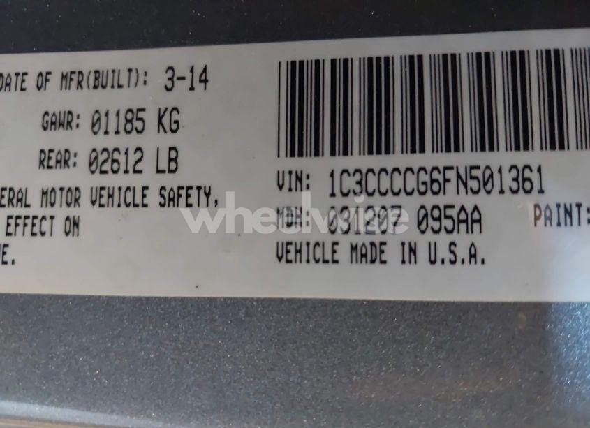 Photo 9 of 2015 Chrysler 200 C (VIN 1C3CCCCG6FN501361)