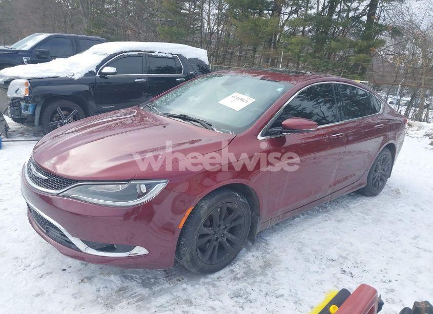 Photo 2 of 2015 Chrysler 200 C (VIN 1C3CCCCG6FN628224)
