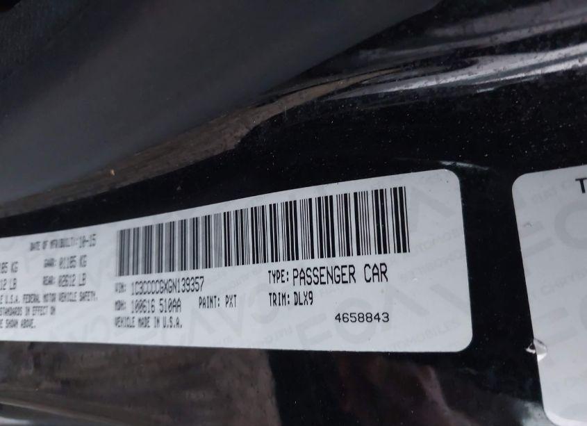 Photo 9 of 2016 Chrysler 200 C (VIN 1C3CCCCGXGN139357)