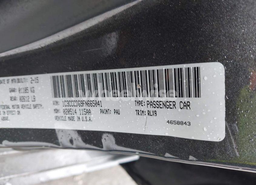 Photo 9 of 2015 Chrysler 200 S (VIN 1C3CCCDG9FN665041)