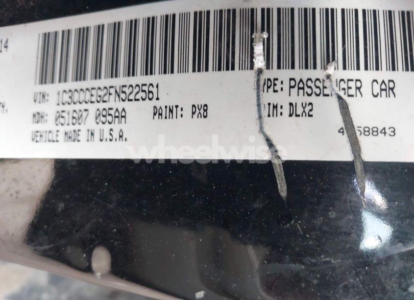 Photo 9 of 2015 Chrysler 200 C (VIN 1C3CCCEG2FN522561)