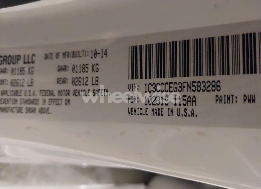 Photo 9 of 2015 Chrysler 200 C (VIN 1C3CCCEG3FN583286)