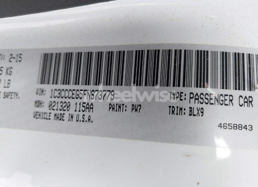 Photo 9 of 2015 Chrysler 200 C (VIN 1C3CCCEG5FN673779)