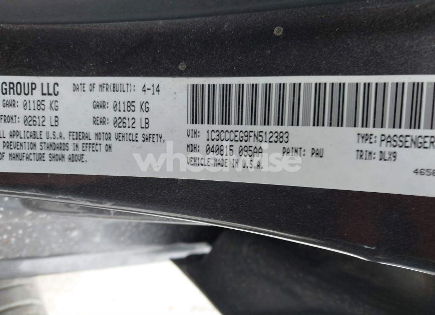 Photo 9 of 2015 Chrysler 200 C (VIN 1C3CCCEG9FN512383)