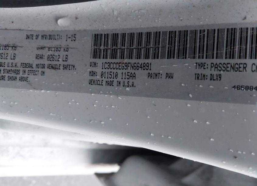 Photo 8 of 2015 Chrysler 200 C (VIN 1C3CCCEG9FN664891)