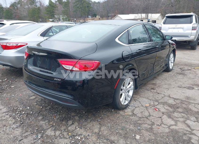 Photo 4 of 2016 Chrysler 200 TOURING (VIN 1C3CCCFB0GN189054)