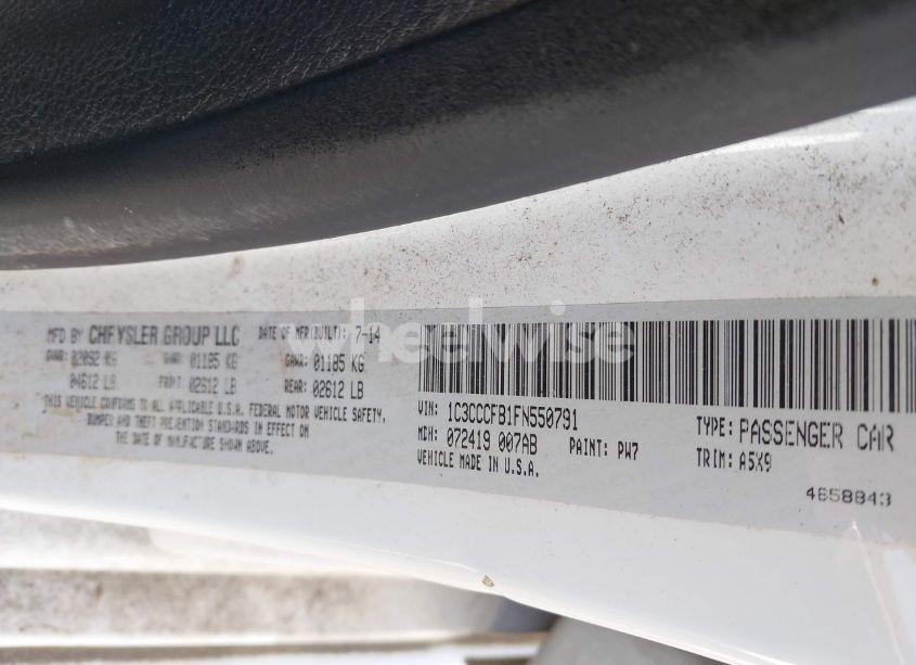 Photo 9 of 2015 Chrysler 200 LX (VIN 1C3CCCFB1FN550791)