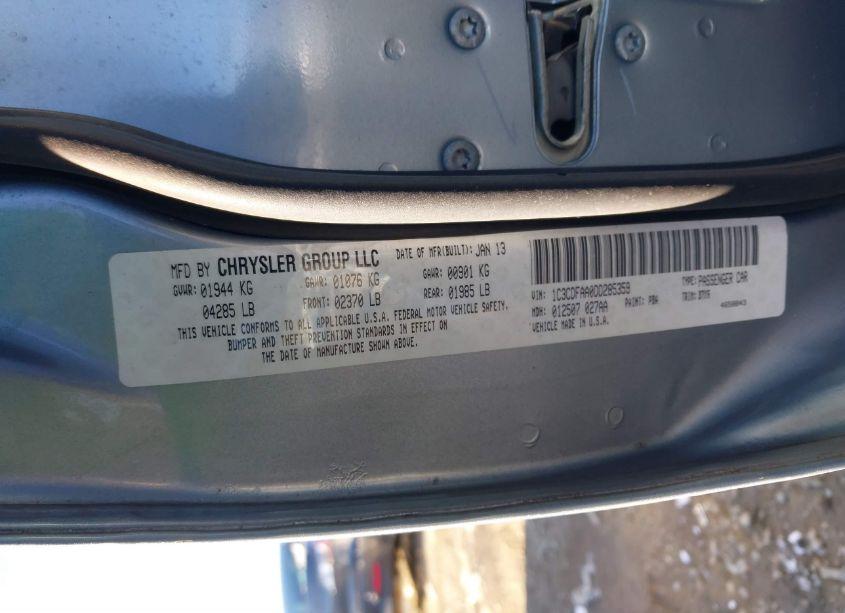 Photo 9 of 2013 Dodge Dart SE (VIN 1C3CDFAA0DD285359)