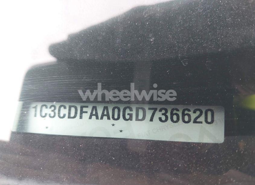 Photo 9 of 2016 Dodge Dart SE (VIN 1C3CDFAA0GD736620)