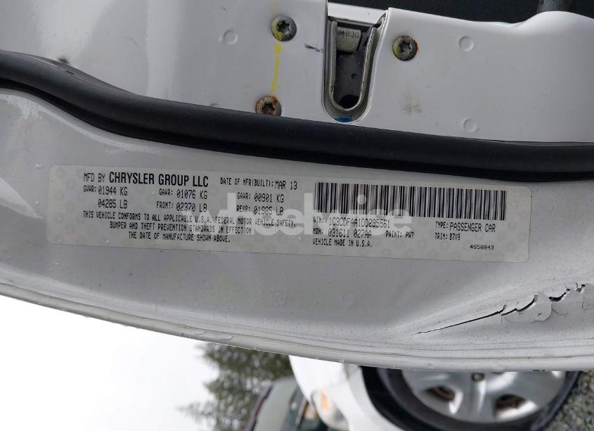 Photo 9 of 2013 Dodge Dart SE (VIN 1C3CDFAA1DD295561)