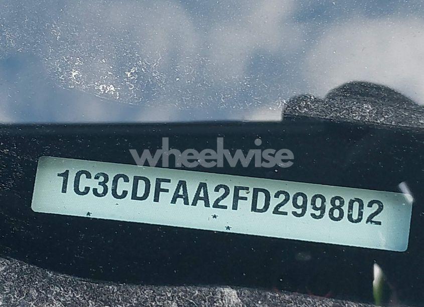 Photo 9 of 2015 Dodge Dart SE (VIN 1C3CDFAA2FD299802)