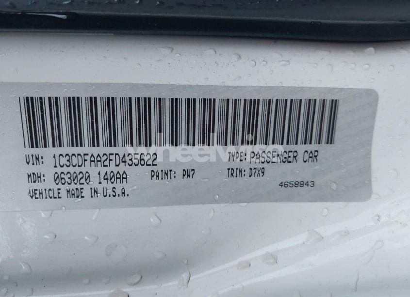 Photo 9 of 2015 Dodge Dart SE (VIN 1C3CDFAA2FD435622)