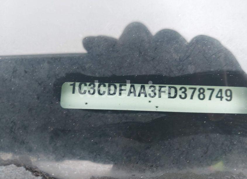 Photo 9 of 2015 Dodge Dart SE (VIN 1C3CDFAA3FD378749)