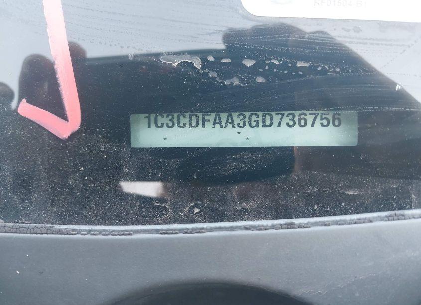 Photo 9 of 2016 Dodge Dart SE (VIN 1C3CDFAA3GD736756)